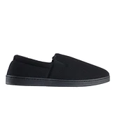 Isotoner Men's Textured Knit Kai Closed Back Slippers with Gel-Infused Memory Foam