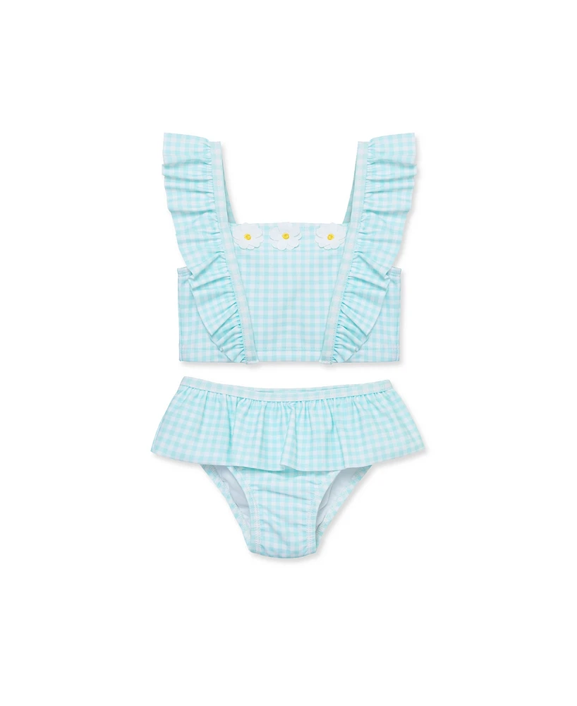 Little Me Baby Girls Daisy Gingham Swimsuit