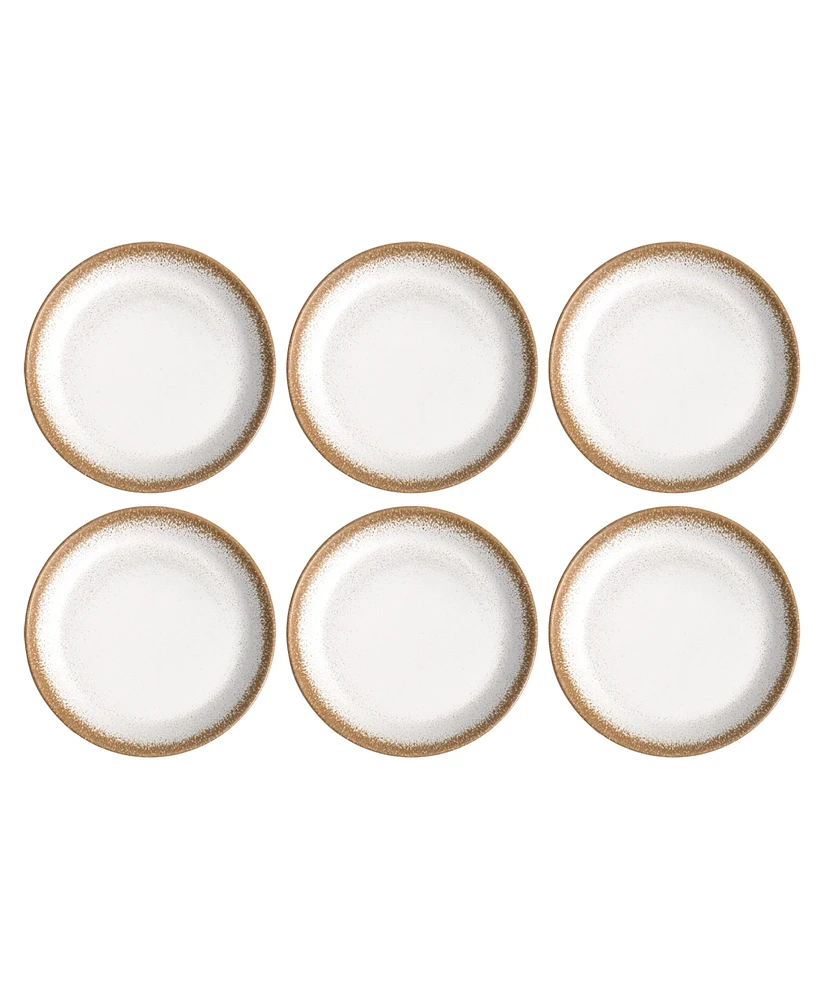 TarHong Carmel Reactive Salad Plates Merge, Set of 6