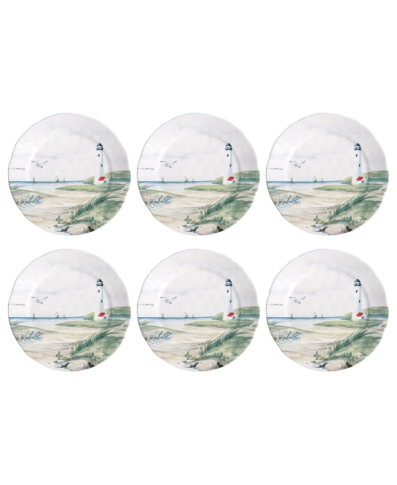 TarHong By the Shore Salad Plates, Set of 6