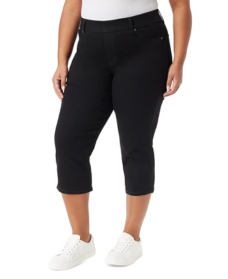 Gloria Vanderbilt Plus Shape-Effect High-Rise Capri Jeans