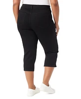 Gloria Vanderbilt Plus Shape-Effect High-Rise Capri Jeans