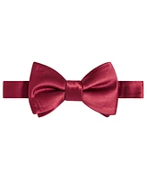 Tayion Collection Men's Crimson & Cream Solid Bow Tie