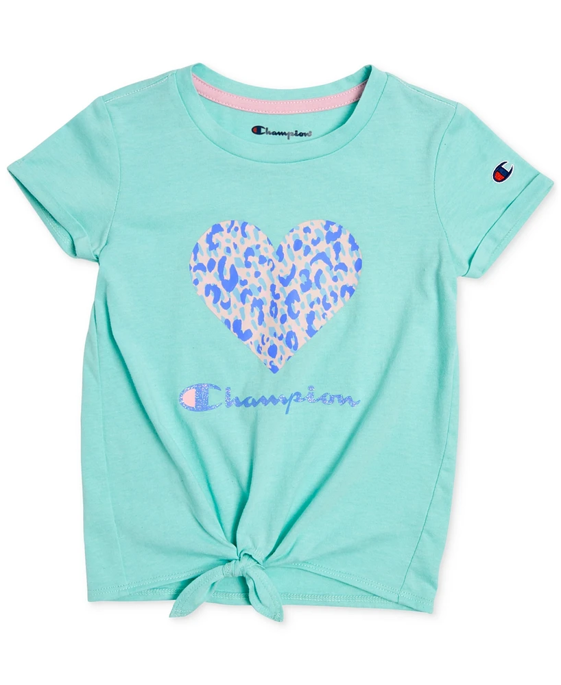 Champion Toddler & Little Girls Logo Graphic T-Shirt Printed Leggings, 2 Piece Set