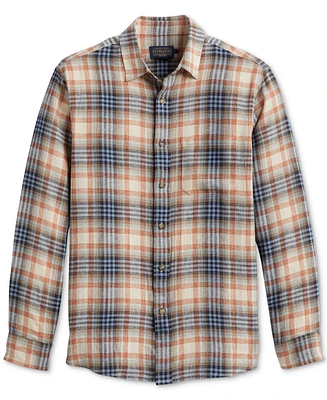 Pendleton Men's Dawson Plaid Long Sleeve Button-Front Shirt