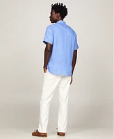 Tommy Hilfiger Men's Regular-Fit Linen Short-Sleeve Shirt