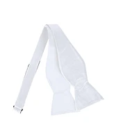 Trafalgar Men's Sutton Solid Color Silk Self-Tie Bow Tie