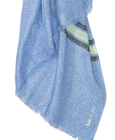 Olsen Multi Print Scarf with Frayed Edge Trim