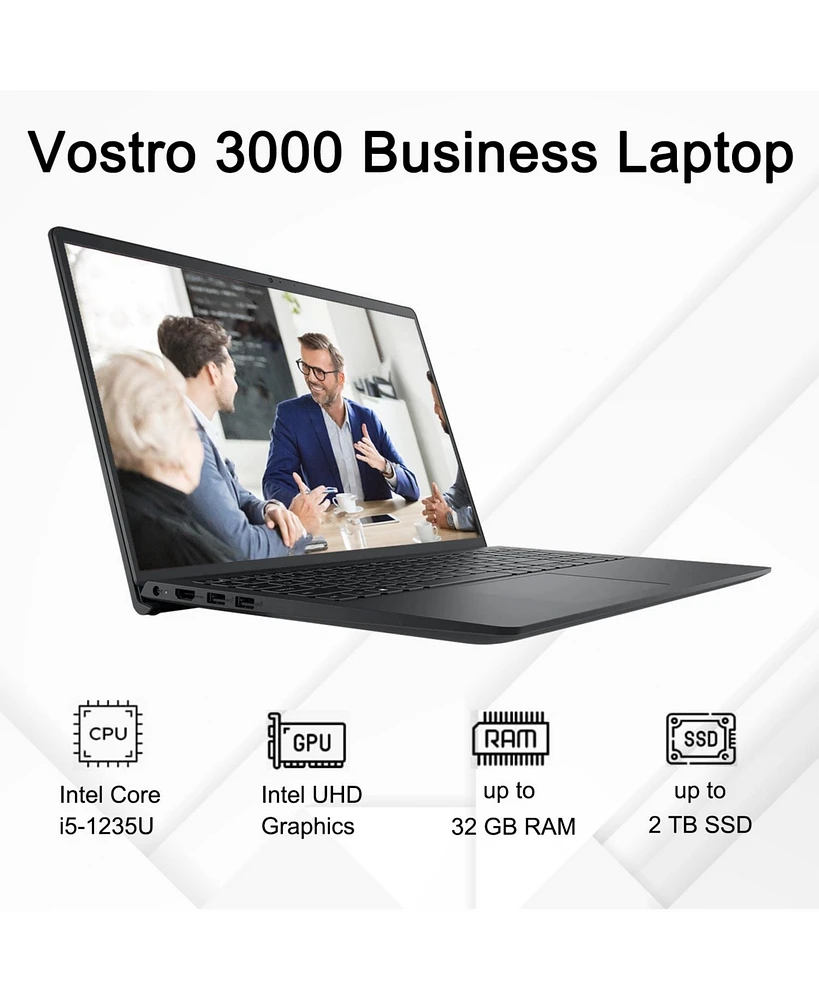 Dell Vostro 3000 Series 3520 Business Laptop, 15.6" Fhd 1920 1080 Non-touch 120Hz, Intel Core i5