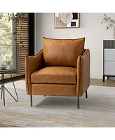 Hope Comfy Living Room Armchair with Metal Legs