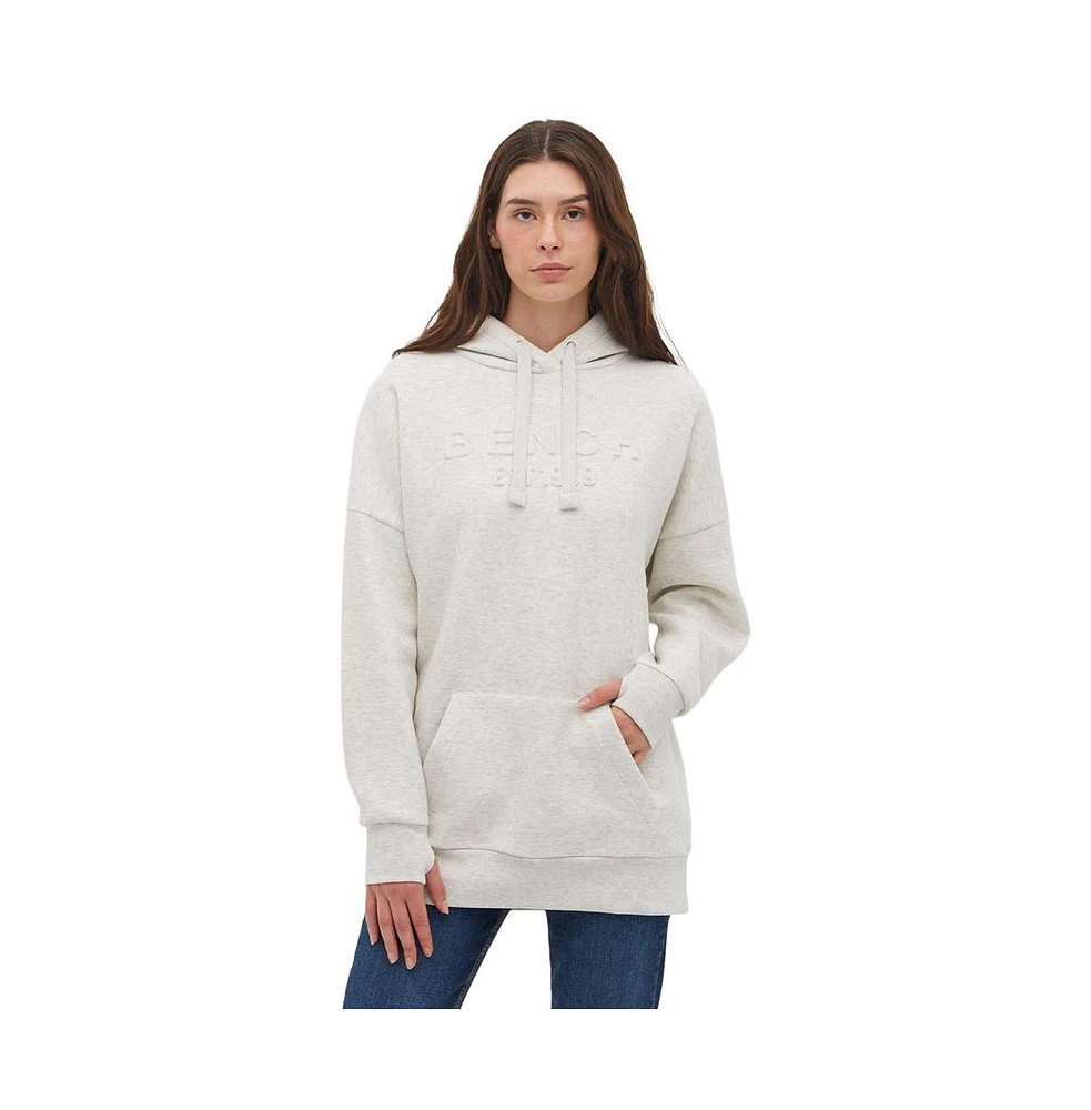 Women's Ivy Isla Longline Deboss Hoodie