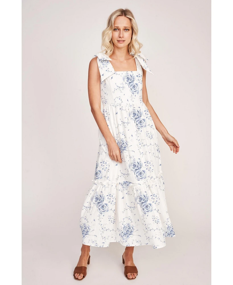 Floraison Women's Maxi A-Line Elizabeth Dress