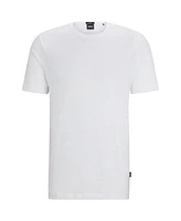 Boss by Hugo Men's Regular-Fit Linen T-shirt