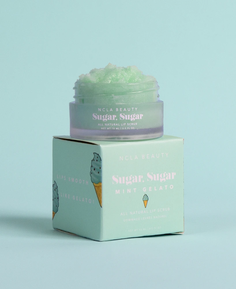 Ncla Beauty Sugar, Sugar Mint Gelato Lip Scrub, 15 ml