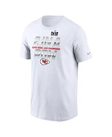 Men's Nike White Kansas City Chiefs Back-To-Back Super Bowl Champions T-shirt