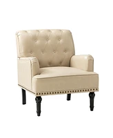 Sostre Contemporary Armchair with Nailhead Trim