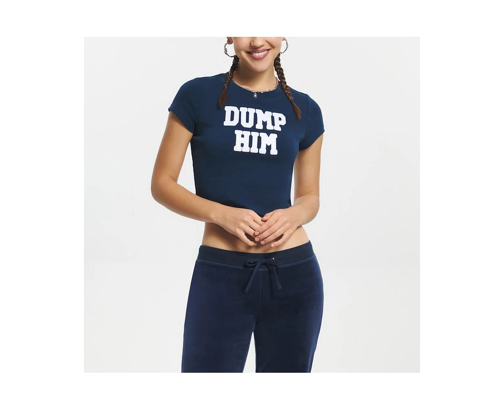 Dump Him Graphic Baby Tee