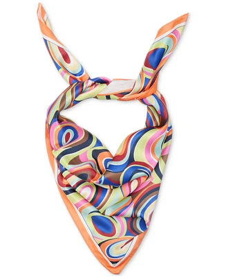 Steve Madden Women's Psychedelic-Print Square Scarf