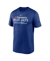 Men's Nike Royal Toronto Blue Jays 2023 Postseason Authentic Collection Dugout T-shirt