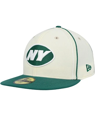 Men's New Era Green York Jets Soutache 59FIFTY Fitted Hat