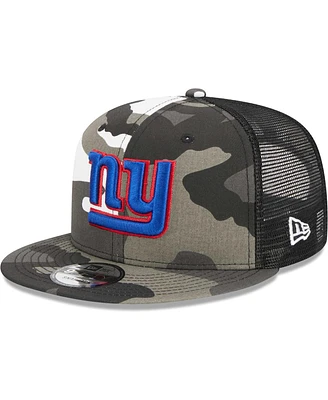 Men's New Era Urban Camo New York Giants 9FIFTY Trucker Snapback Hat