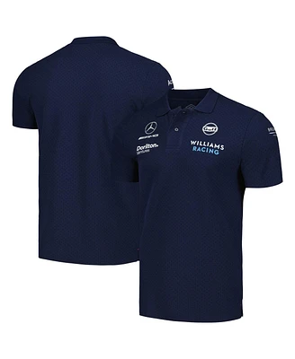 Men's Umbro Navy Williams Racing Cvc Media Polo Shirt
