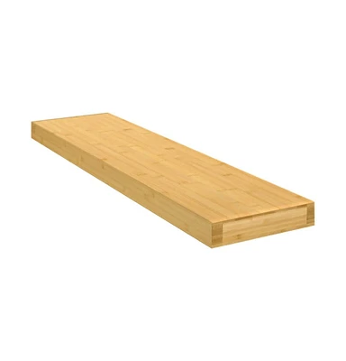 Wall Shelf 31.5"x7.9"x1.6" Bamboo