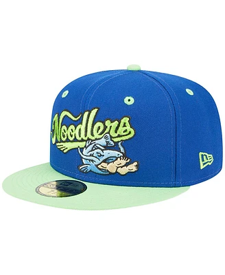 Men's New Era Royal Tulsa Drillers Theme Nights Noodlers 59FIFTY Fitted Hat