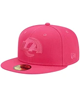 Men's New Era Pink Los Angeles Rams Color Pack 59FIFTY Fitted Hat