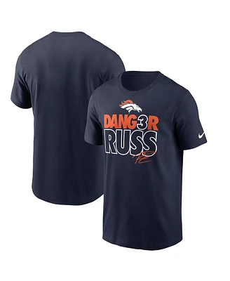 Men's Nike Russell Wilson Navy Denver Broncos Player Graphic T-shirt