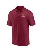 Men's Fanatics Burgundy Washington Commanders Component Polo Shirt