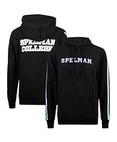 Men's Fisll Black Spelman College Jaguars Oversized Stripes Pullover Hoodie