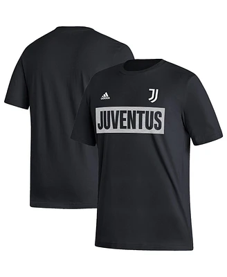 Men's adidas Black Juventus Culture Bar T-shirt