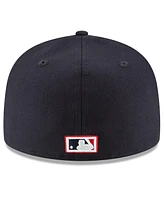 Men's New Era Navy California Angels Cooperstown Collection Wool 59FIFTY Fitted Hat