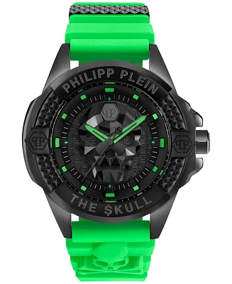 Philipp Plein Men's The Skull Silicone Strap Watch 44mm