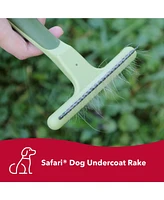 Coastal Pet Safari by Dog Brush Bundle - Single Row Underbrush & De-Matting Comb