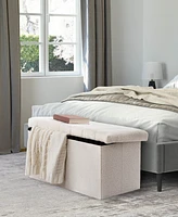 Seville Classics Storage Bench Ottoman