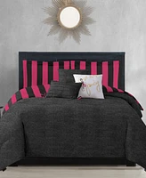 Juicy Couture Cabana Stripe Reversible 6-Pc. Comforter Set