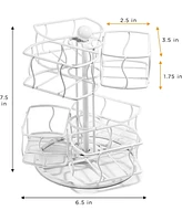 Sorbus Tea Bag 2 Tier Lazy Susan Organizer