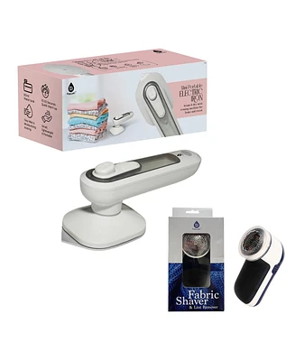 Travel-Ready Garment Grooming Kit: Compact Lint Remover, Fabric Shaver & Mini Iron