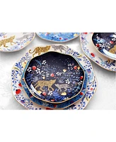 Jessie Zhao New York Night Amazon Rainforest Fine Bone China Side Plate