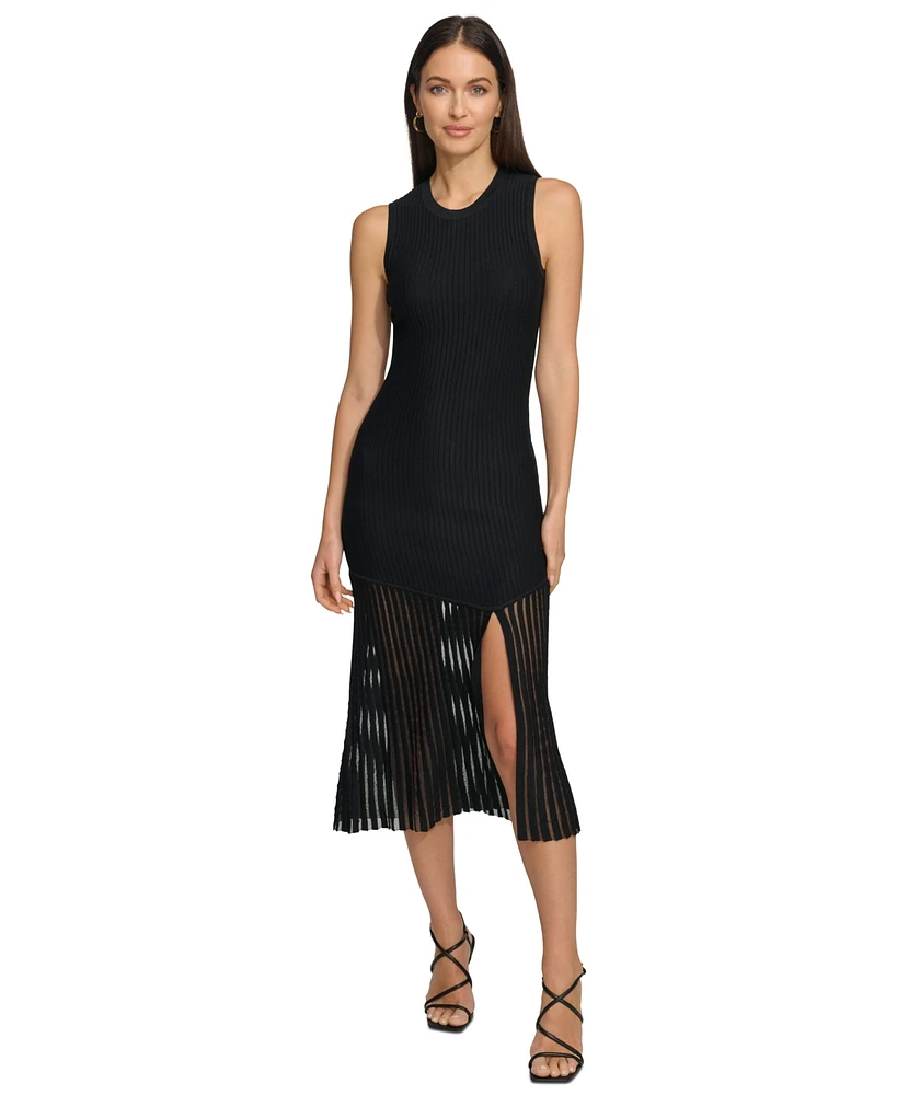 Dkny Women's Ribbed Maxi Dress