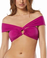 Carmen Marc Valvo Women's Multi-Way Bra Bikini Top