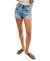 Free People Women's Now Or Never Denim Shorts