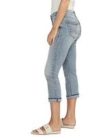 Silver Jeans Co. Women's Suki Mid Rise Curvy Fit Capri