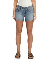 Silver Jeans Co. Women's Britt Low Rise Curvy Fit Shorts