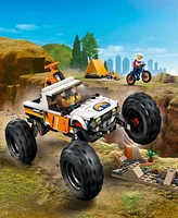 Lego City Great Vehicles 4x4 Off-Roader Adventures 60387 Toy Building Set with 2 Minifigures and Animal Figure