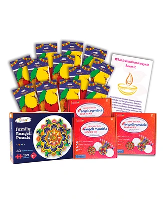 Kulture Khazana Diwali Classroom Party Kit, Puzzle, Crafts, Audio Story