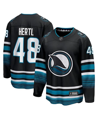 Men's Fanatics Tomas Hertl Black San Jose Sharks Alternate Premier Breakaway Player Jersey