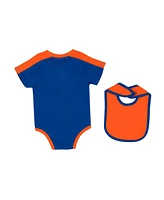 Baby Boys and Girls Colosseum Royal Florida Gators Encore Bodysuit Bib Set